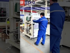 ই এম কাস্টমাইজড কম গতি ড্রপ টাইপ সৌদি আরবের বোতলজাত পানি উৎপাদন লাইন জন্য প্যাকিং চারপাশে মোড়ানো