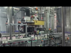 0319 26000BPH উচ্চ গতির স্লিভ লেবেলিং মেশিন দুগ্ধজাত পণ্য উৎপাদন লাইন জন্য গ্রাহক সাইট