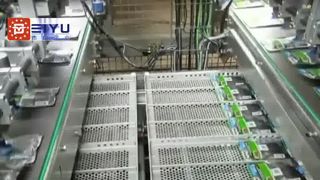 320 kantong per menit mesin de-palletisasi, pembuatan palet, dan penumpukan otomatis