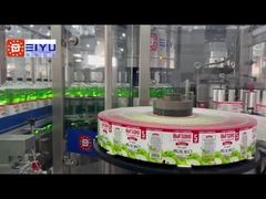 Mesin Pelabelan Perekat Meleleh Panas 15.000 BPH, lini produksi Coca-Cola botol PET 1,5L