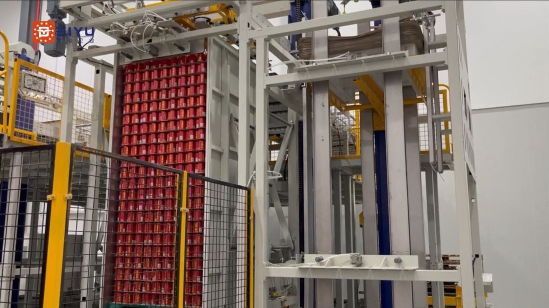 High Speed 36000CPH Empty Can Depalletizer Machine with 600-800 Cans/Minute and Maximum Load 1500Kg