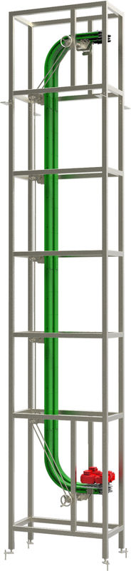 Clamping Type Vertical Accumulation Conveyor System Continuous Lifting