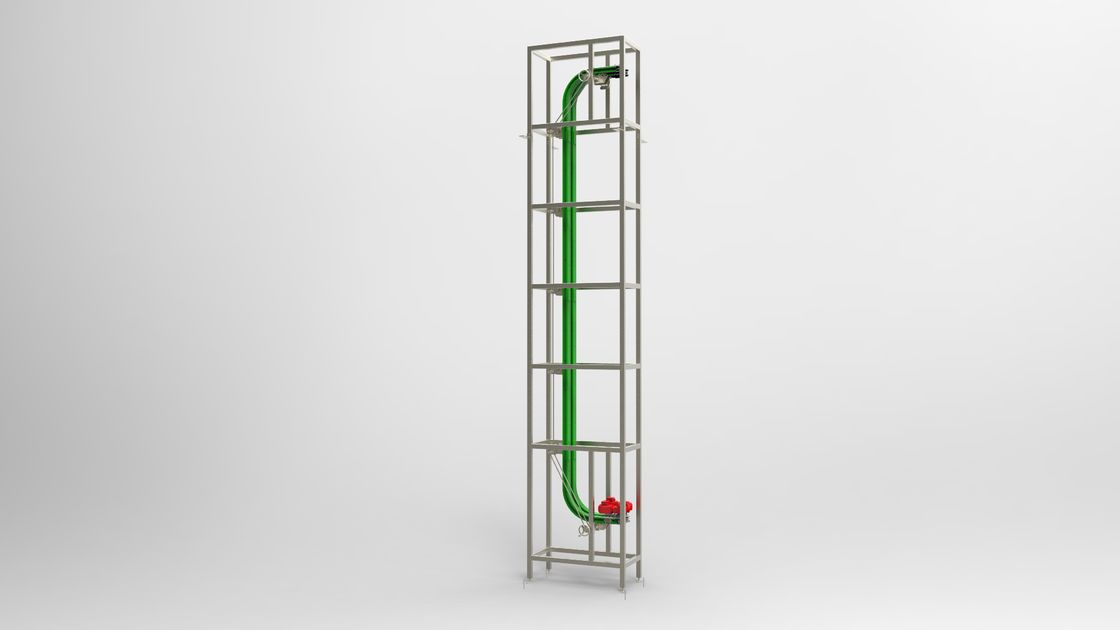 Clamping Type Vertical Accumulation Conveyor System Continuous Lifting