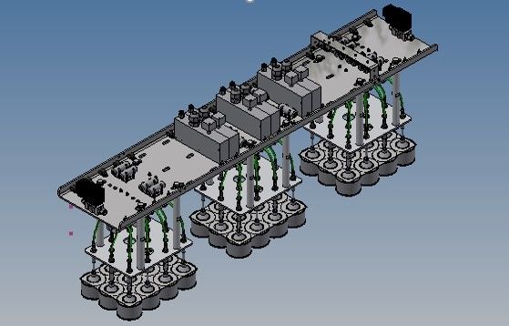 16KW Egg Tray H Bot High Speed Case Packer Machine For Bottled Canned Products