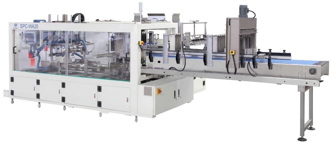 Automatic Carton Wrap Around Packer For Horizontal Corrugated Box 12kw