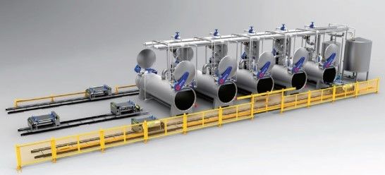 OEM Fully Automatic Sterilization Steam Retort For Food Production Line