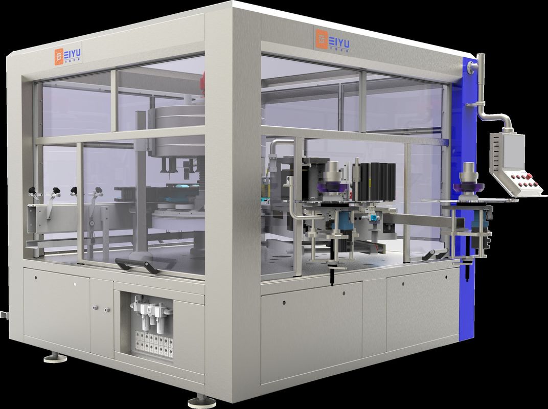 24000BPH Hot Melt Glue Labeler Machine Adhesive Labeling Machine With Multi Roll Feeding System