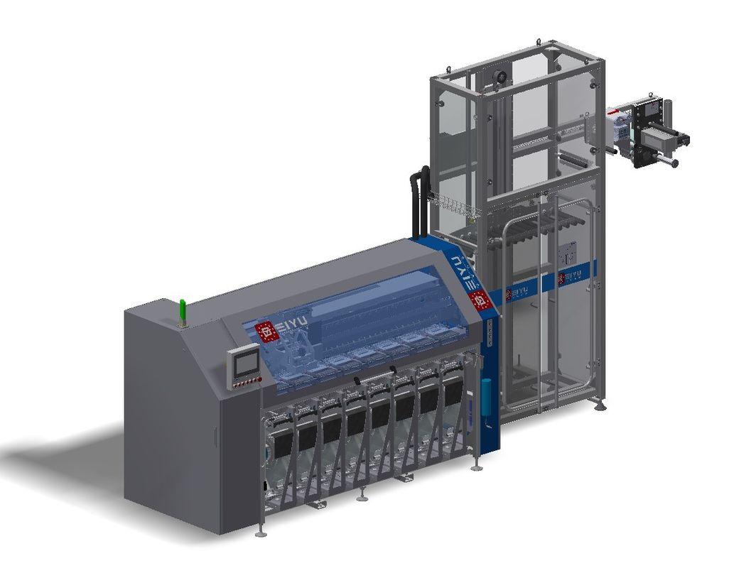 24000BPH Hot Melt Glue Labeler Machine Adhesive Labeling Machine With Multi Roll Feeding System