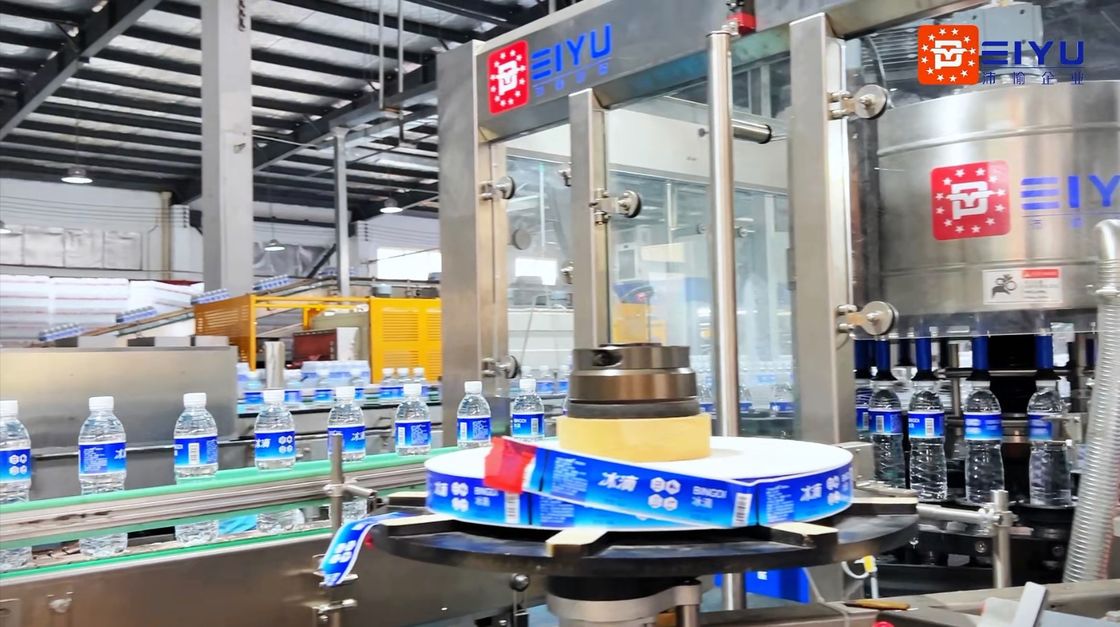 36000BPH Hot Glue Labeler Self Adhesive Labelling Machine For Bottled Water Production Line