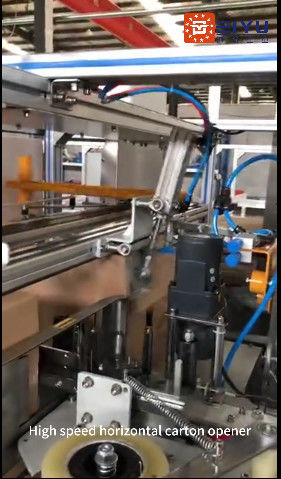 Food Production Line Small Case Box Erector Machine Horizontal OEM