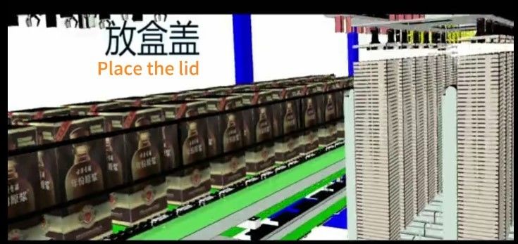 Liquor Gift Box Case Packing Machine Compact Case Packer For Water Production Line