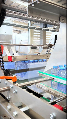 22 Packs Per Minute  Film Packing Machine For Bottled Water Production Line Exported To Saudi Arabia