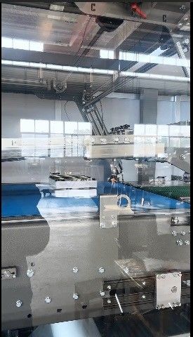 Customized 80 Packs Per Minute Single And Double Layer Stacking Half Tray And Film Shrink Wrapper Packing Machine For MARS