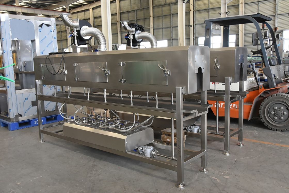 Fully Automatic High Speed Shrinking Sleeve Labeling Machine 72000BPH For Wahaha Group's Square PET Bottle Beverage Production Line