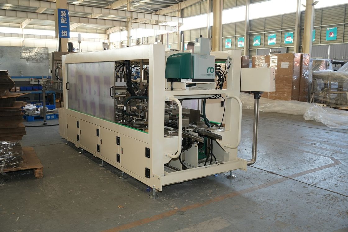 Customized Low Speed Drop Type Wrap Around Packer For Saudi Arabia Bottled Water Production Line