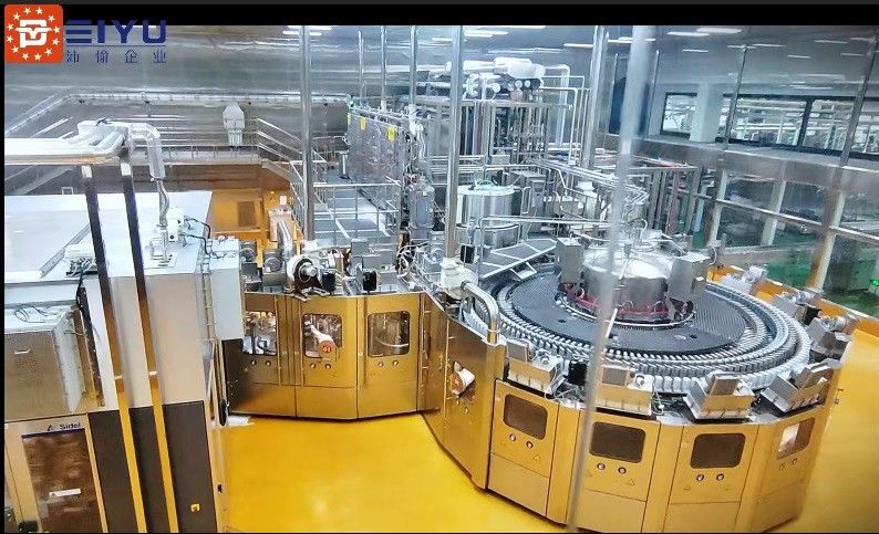 Carbonated Beverage Production Line 48000BPH Blowing Filling And Capping Production Line + Secondary Packaging Production Line