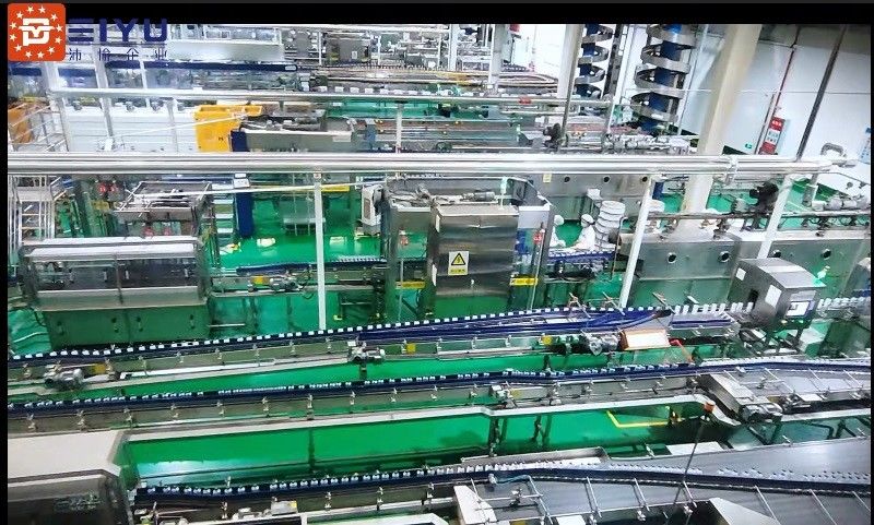 Carbonated Beverage Production Line 48000BPH Blowing Filling And Capping Production Line + Secondary Packaging Production Line