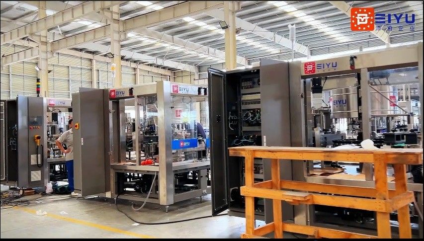Hot Melt Glue Labeling Station / Hot Melt Glue Labeling Machine Assembly And Debugging Workshop