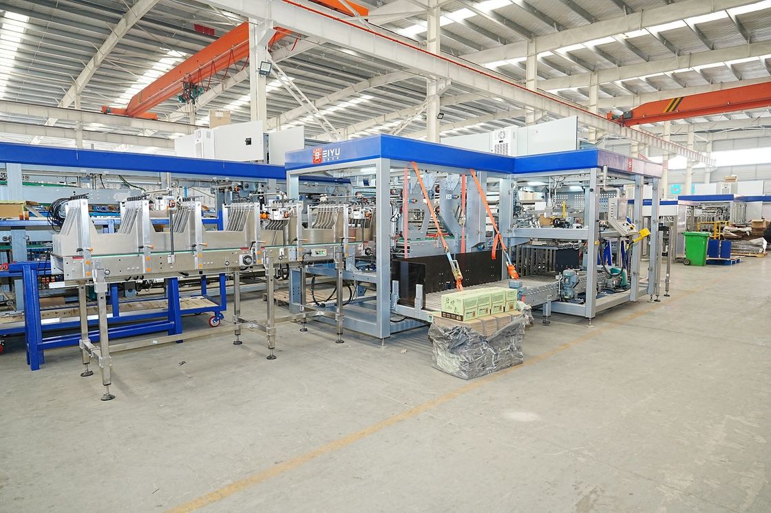 Customized 30 Packs Per Minute Side Feeding Wide Edge Cardboard Wraparound Case Packer For Tea Beverage Production Line