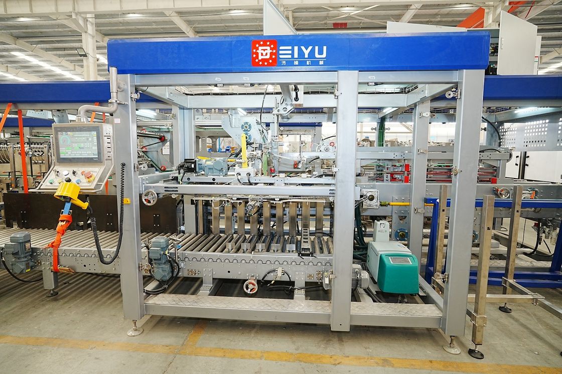 Customized 30 Packs Per Minute Side Feeding Wide Edge Cardboard Wraparound Case Packer For Tea Beverage Production Line