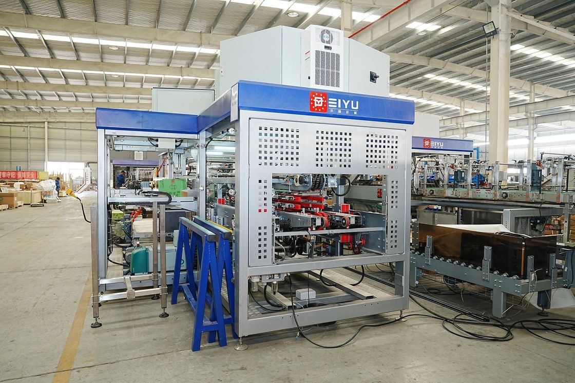 Customized 30 Packs Per Minute Side Feeding Wide Edge Cardboard Wraparound Case Packer For Tea Beverage Production Line