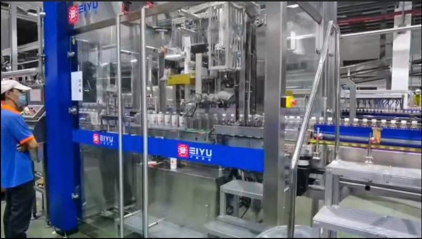 45000BPH 高速収縮袖 茶飲料生産ライン 顧客サイト