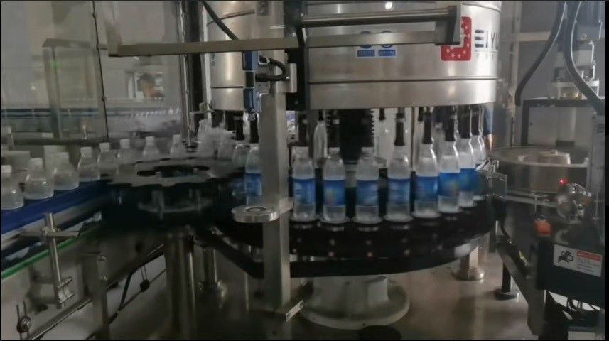 42,000 Bottles Per Hour High-speed OPP Hot Melt Labeler For Bottled Water Production Line At Customer Site