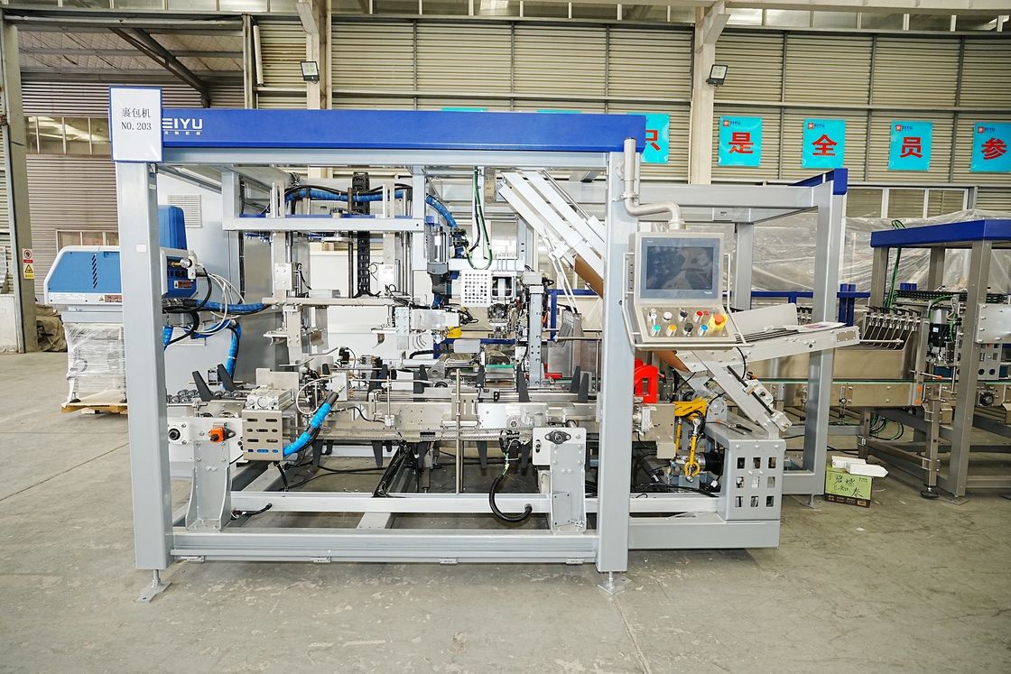 Side-push Type Wrap Around Carton Packer For Tetra Pak 1L Dairy Product Packaging Line
