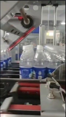 60 Packs Per Minute Shrink Wrapper For 500ml Bottled Salt Soda Production Line Customer Site