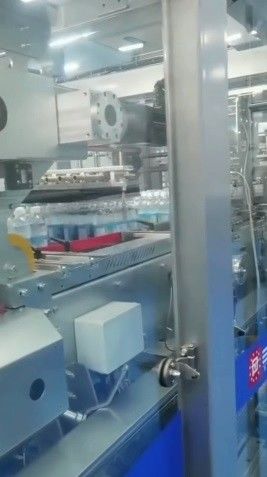 60 Packs Per Minute Shrink Wrapper For 500ml Bottled Salt Soda Production Line Customer Site