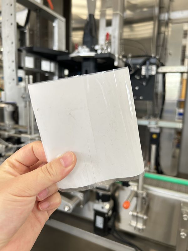 High-speed Roller Knife Shrink Sleeve Labeling Machine Workshop Test And Burr-free Label Cutting Effect Demonstration