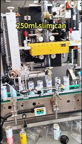 The Fully Automatic Can Sleeve Labeling Machine Was Tested In Workshop And Exported To Indonesia