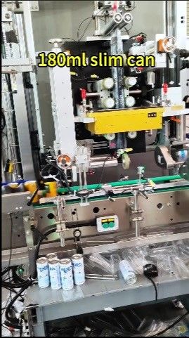 The Fully Automatic Can Sleeve Labeling Machine Was Tested In Workshop And Exported To Indonesia