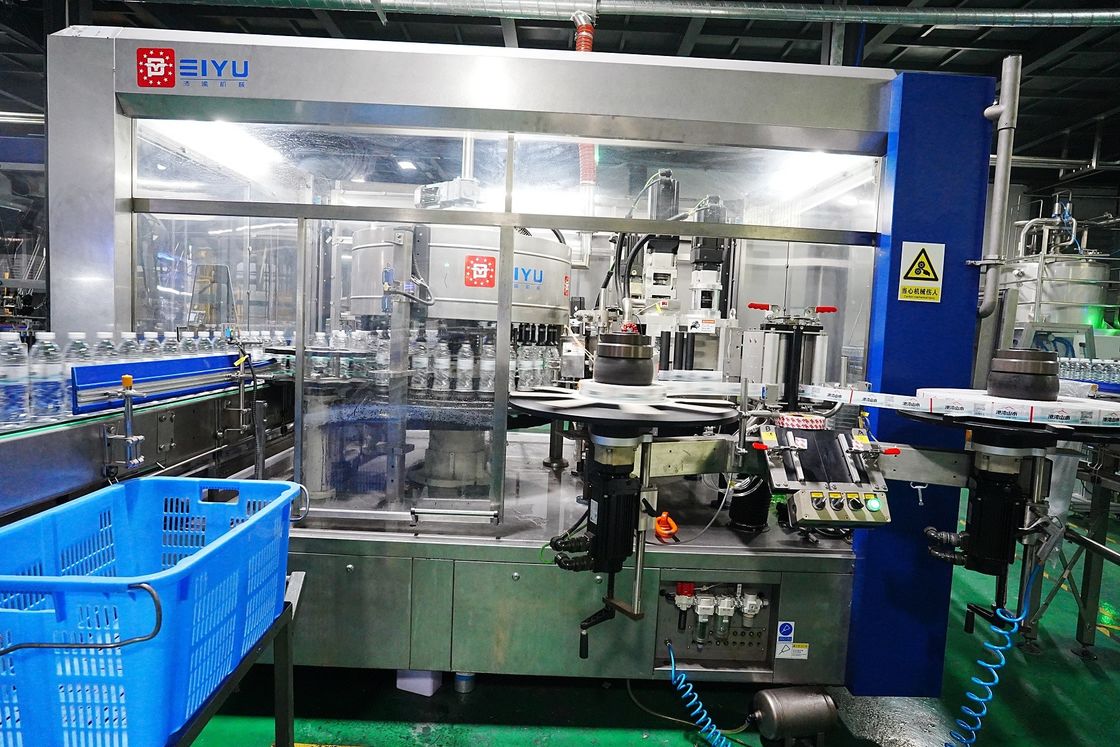 OPP Labeler Rotary Hot Glue Labeler For 60000BPH Bottled Water Production Line