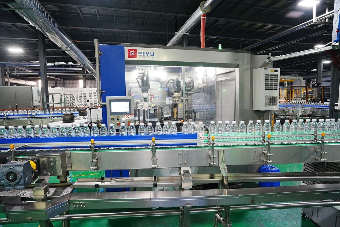 48,000 Bottles Per Hour Bottled Water Production Full Line Including Water Treatment System And Blowing, Filling And Capping System Customer Site