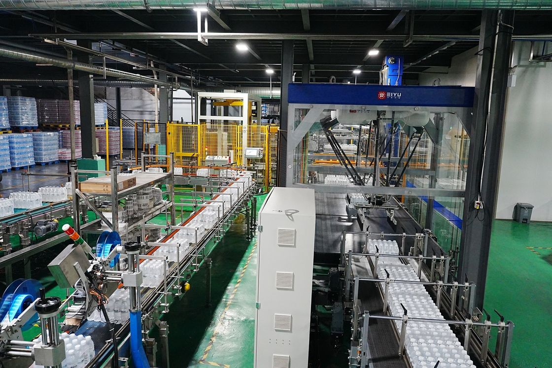 48,000 Bottles Per Hour Bottled Water Production Full Line Including Water Treatment System And Blowing, Filling And Capping System Customer Site