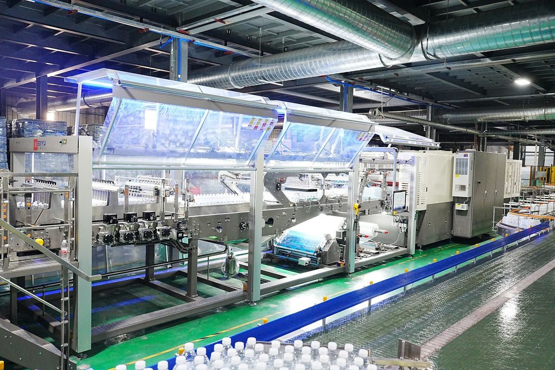 48,000 Bottles Per Hour Bottled Water Production Full Line Including Water Treatment System And Blowing, Filling And Capping System Customer Site