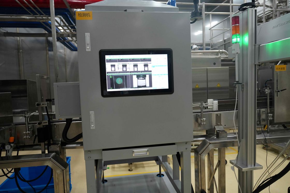 Bottle Cap Liquid Level Inkjet Printer Inspection Machine For 18,000BPH Beverage Aseptic Line