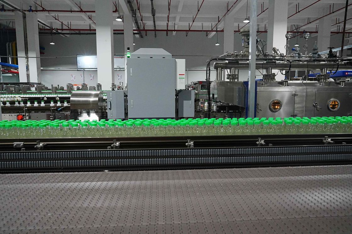 Dynamic Buffer Platform Conveyor Line For Bottled Water Production Efficient Flexible