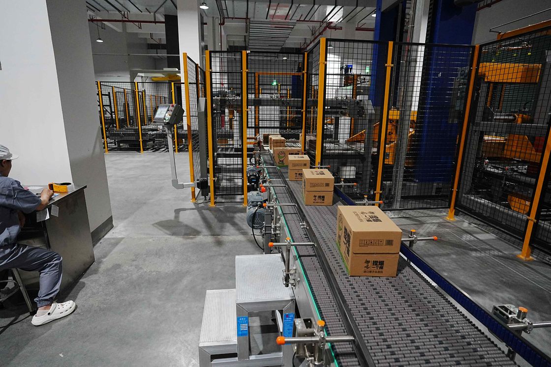 Single-Lane Gantry Palletizer For 18,000 BPH Beverage Aseptic Line Efficient & Reliable Automation