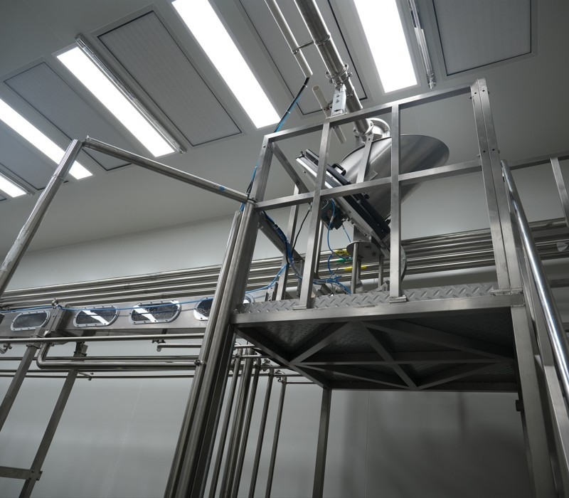 High-Speed Bottle Cap Washing Machine for 60,000 BPH Bottled Water Production Lines