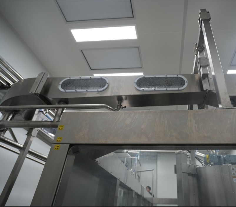 High-Speed Bottle Cap Washing Machine for 60,000 BPH Bottled Water Production Lines