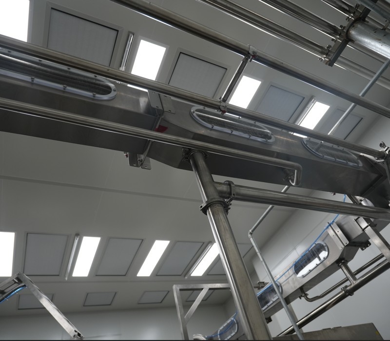 High-speed Rotary Cap Washer For Bottling Line For 60,000 BPH Bottled Water Production Lines