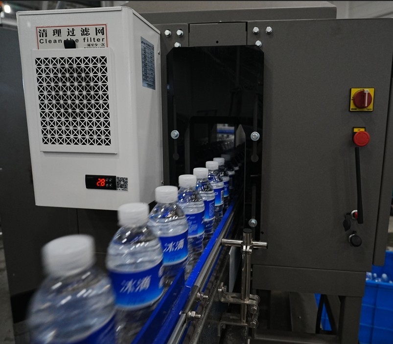 Label Position Accuracy Checker For 42,000BPH Bottled water production line