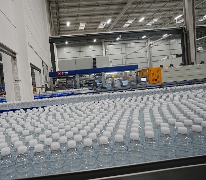 Dynamic Bottle Buffer Platform For 42,000 BPH Bottled Water Production Efficient Flexible