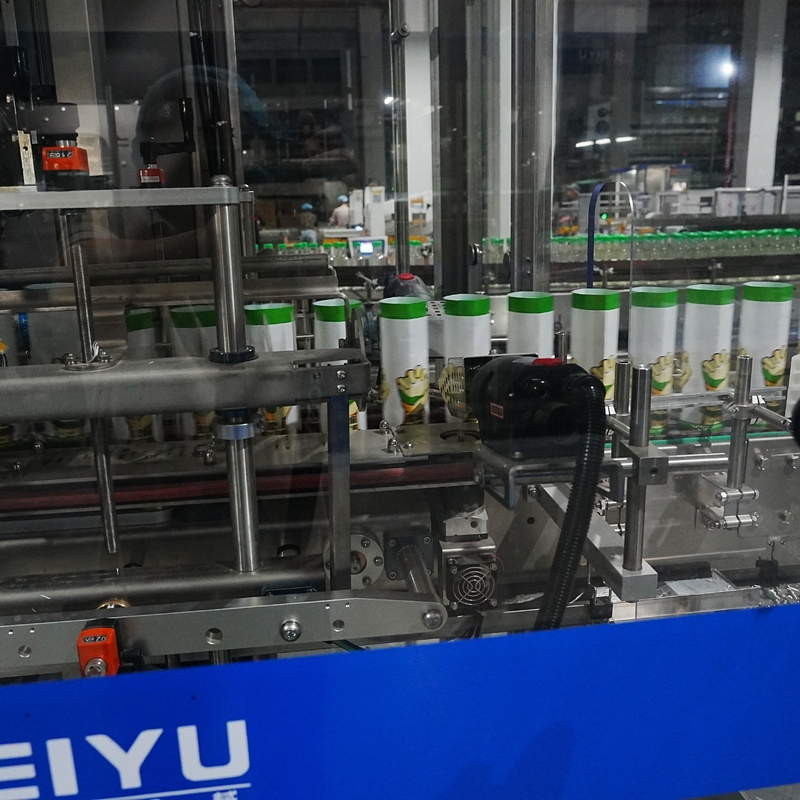 The Fully Automatic Can Sleeve Labeling Machine Was Tested In Workshop And Exported To Indonesia