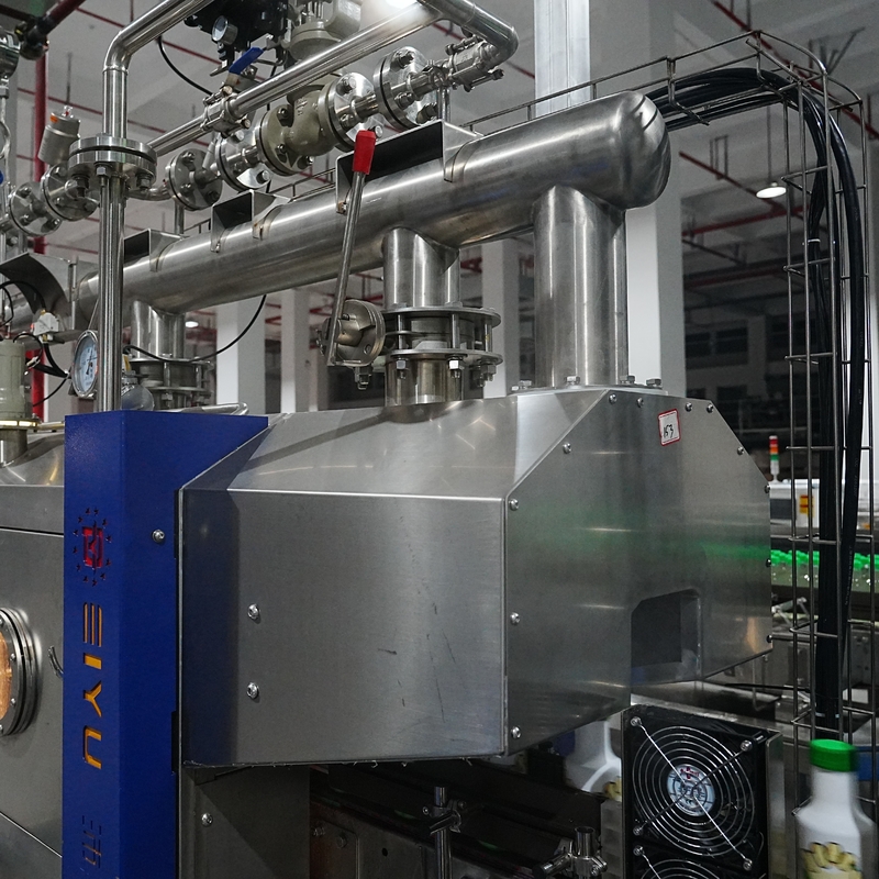 The Fully Automatic Can Sleeve Labeling Machine Was Tested In Workshop And Exported To Indonesia
