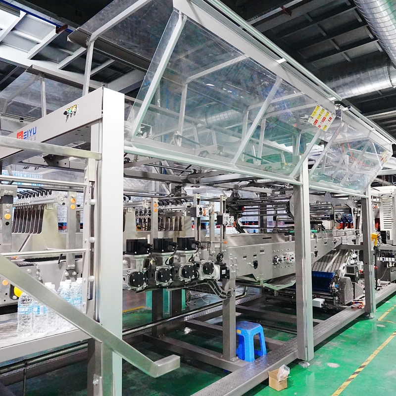 22 Packs Per Minute  Film Packing Machine For Bottled Water Production Line Exported To Saudi Arabia