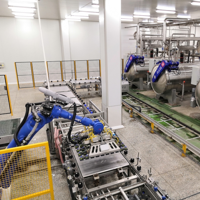 OEM Fully Automatic Sterilization Steam Retort For Food Production Line