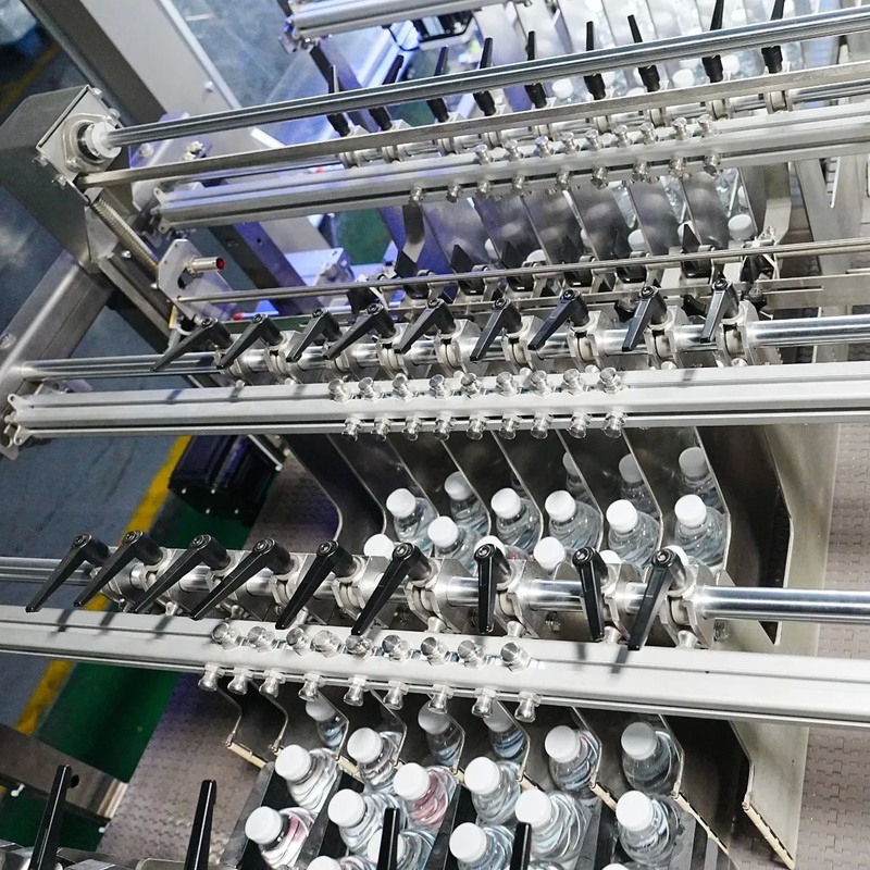 28,000 Bph Full Automatic Bottled Water Packaging Line for 100-2000ml Containers with 6000-72000bph Capacity